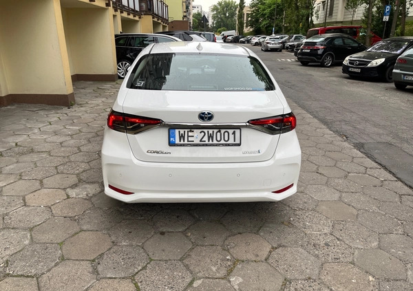 Toyota Corolla cena 89900 przebieg: 32000, rok produkcji 2021 z Warszawa małe 277